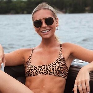 Triangl Cheetah Print Bikini